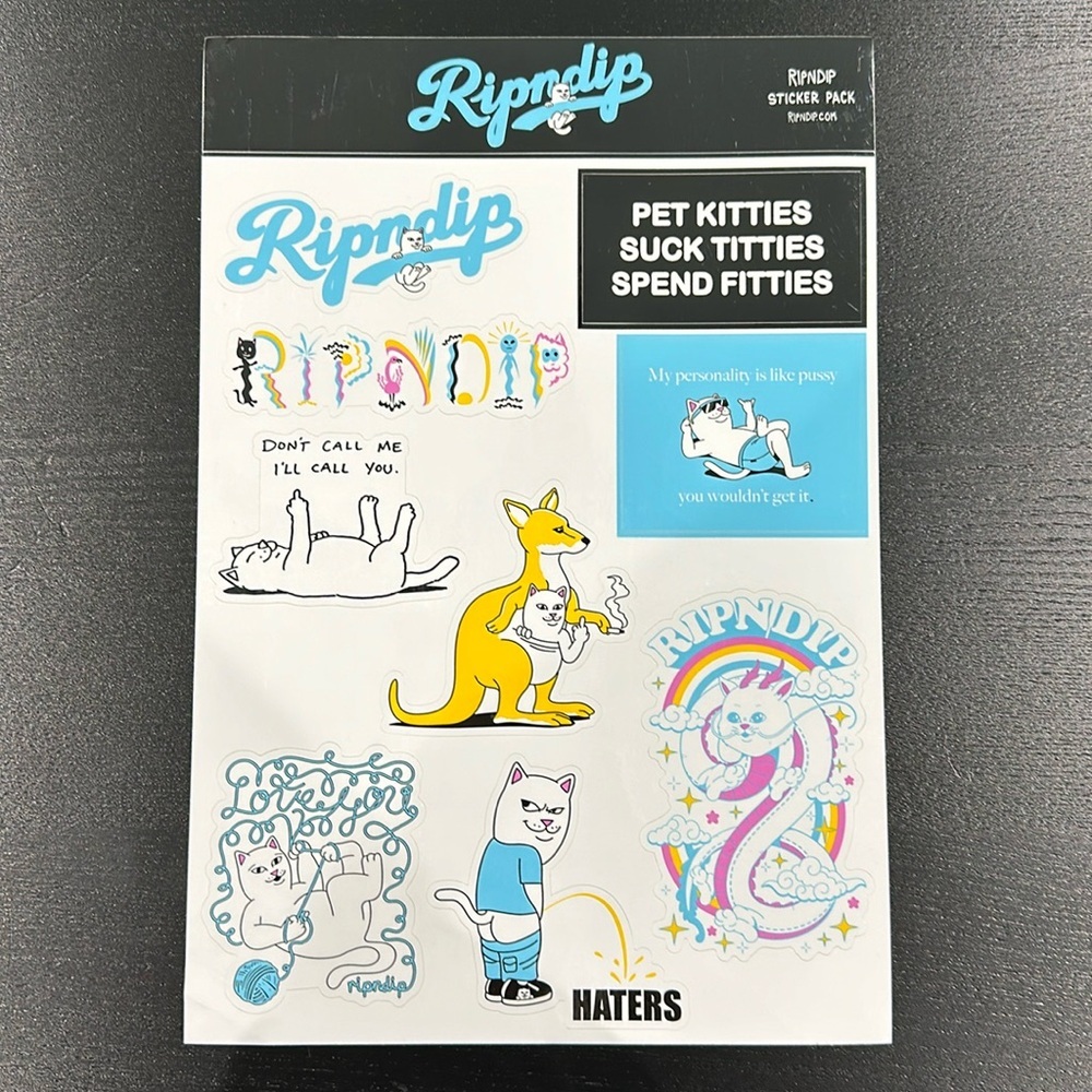 Rip N Dip Sticker Pack Sticker Sheet